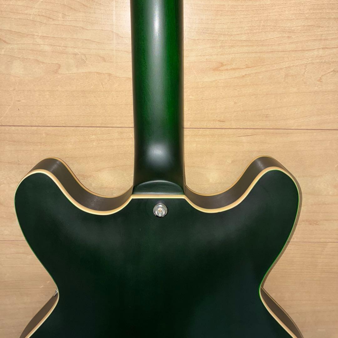 プレイテック　SA20 Green セミアコースティックギター　グリーン