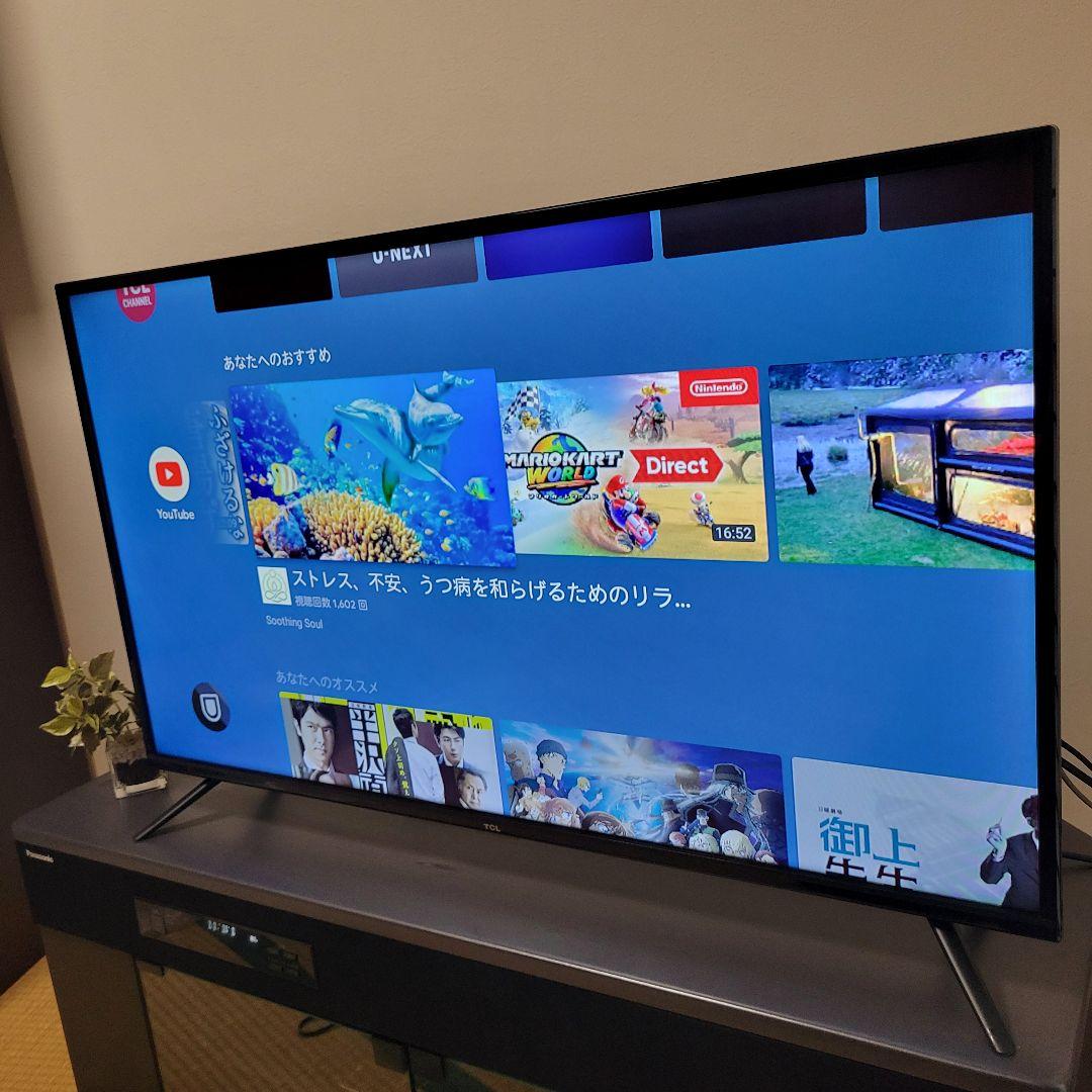 人気のAndroid TV■YouTube／Netflix★４０型液晶テレビ