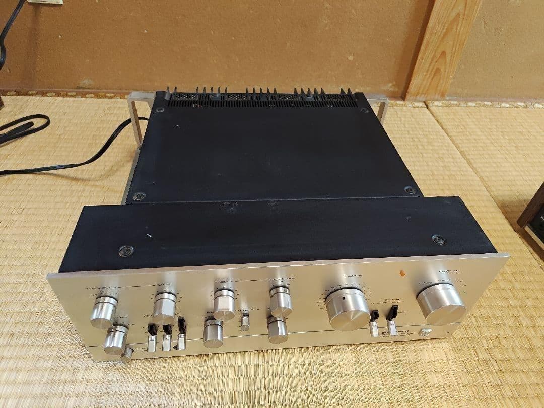 Pioneer アンプ本体 シルバー仕上げ