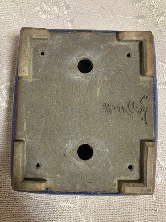 重石　長方　盆栽鉢