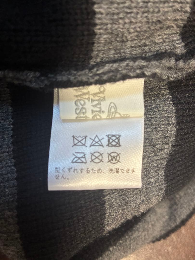 Vivienne Westwood 正規品 オーブ フリンジ 耳当て付きニット帽