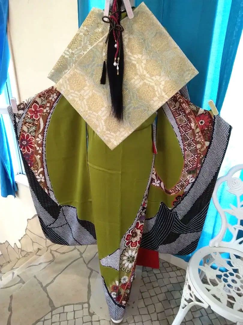 振袖フルセット、正絹、成人式、重ね衿、帯揚げ帯締め、西陣袋帯、襦袢