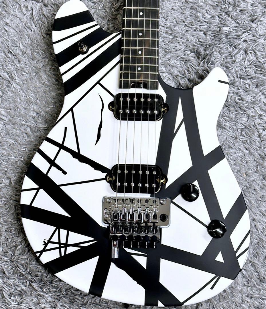 新品未使用品！EVH Wolfgang Special Striped 黒 白