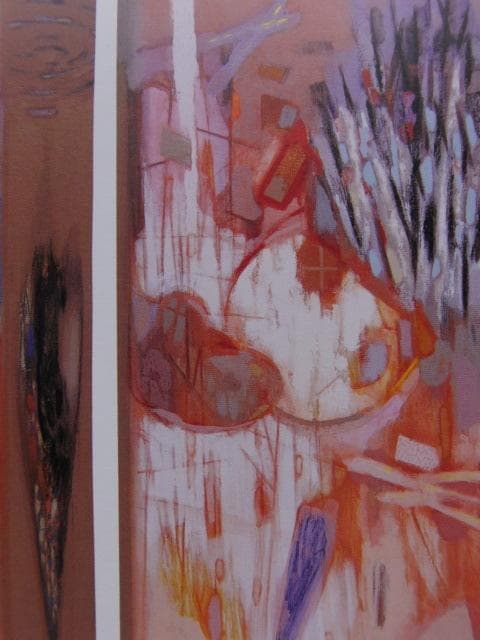 木原正徳、【ひとかたち≪風の記憶≫】、希少な額装用画集より、新品額装付