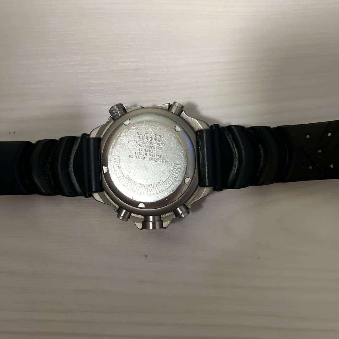 Citizen アナログ腕時計 ブラック　プロマスター