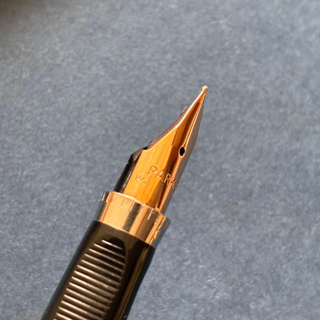 パーカー75 parker75 万年筆　初期型　フラットトップ