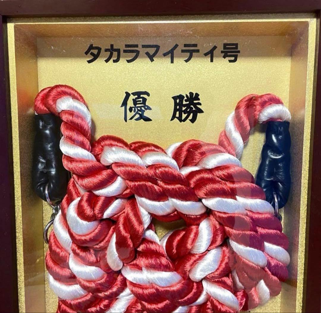 競馬 優勝馬引き綱 額装品 JRA公式 優勝記念 Japanese Horse