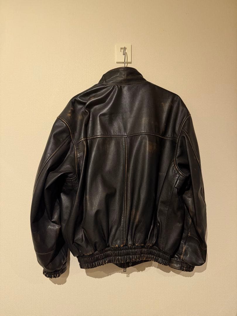 CCU / MORGAN BOMBER JACKET レザージャケット