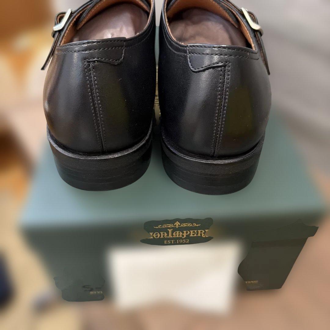 【新品】ユニオンインペリアル　黒ダブルモンク　8インチ(26cm)※サイズ違い有