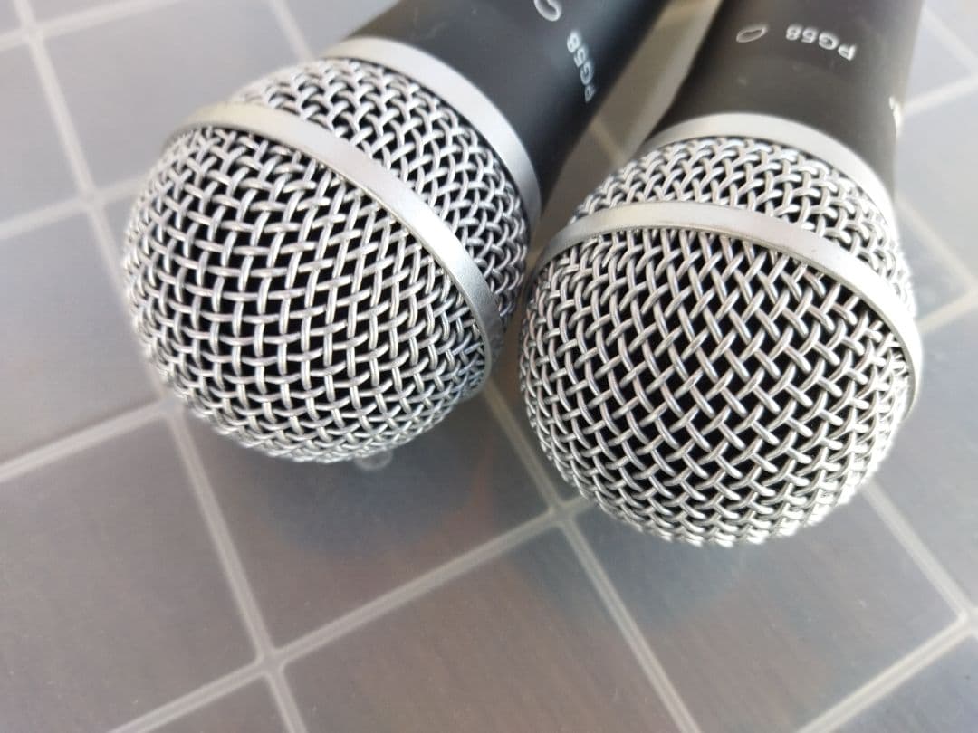 SHURE PG58 シュアー ワイヤレスマイク 2本セット Wireless