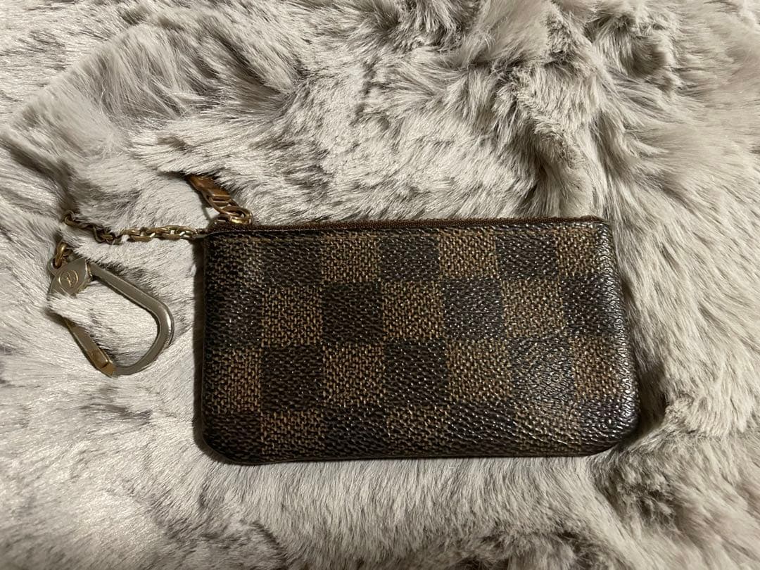 【美品】ルイヴィトン ダミエ ポシェット・クレ ケース N62658