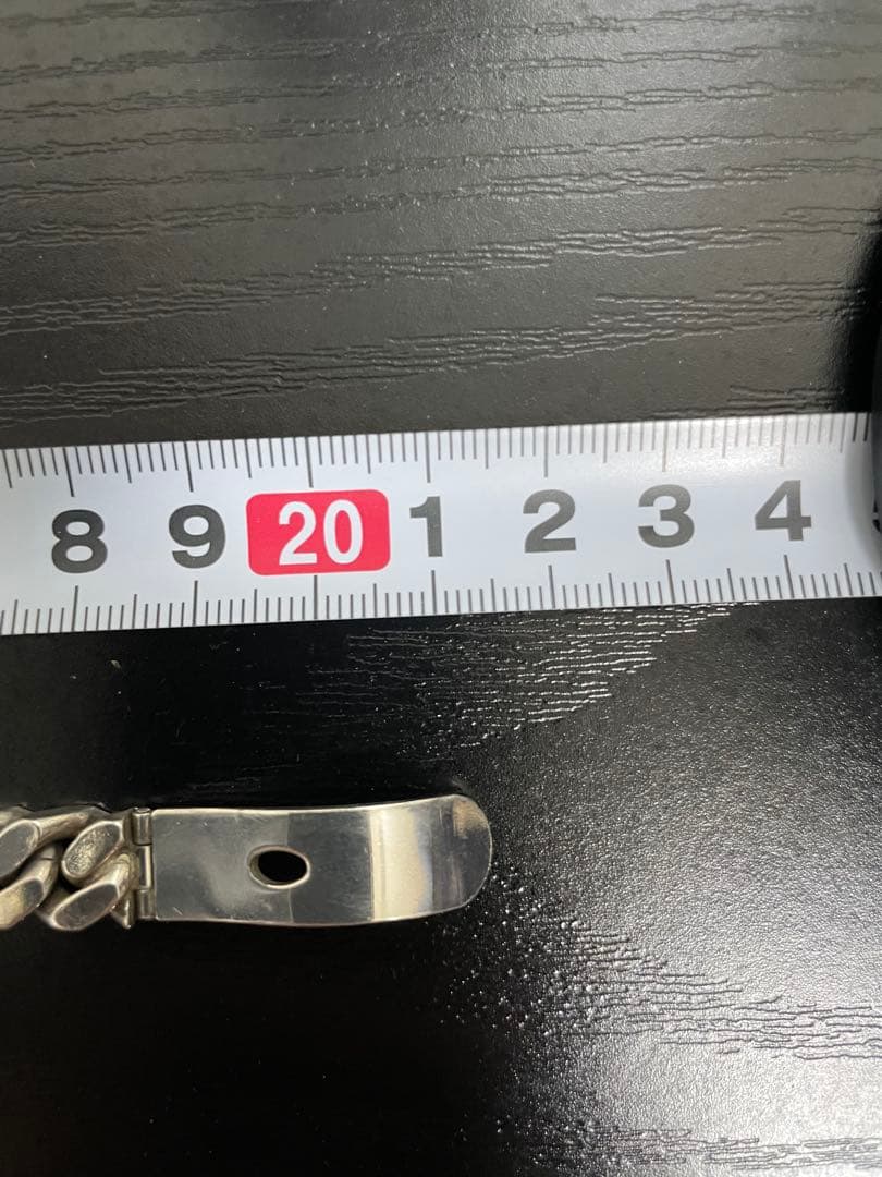 【エルメス似】UnoAErre 70sヴィンテージ　シルバーブレスレット