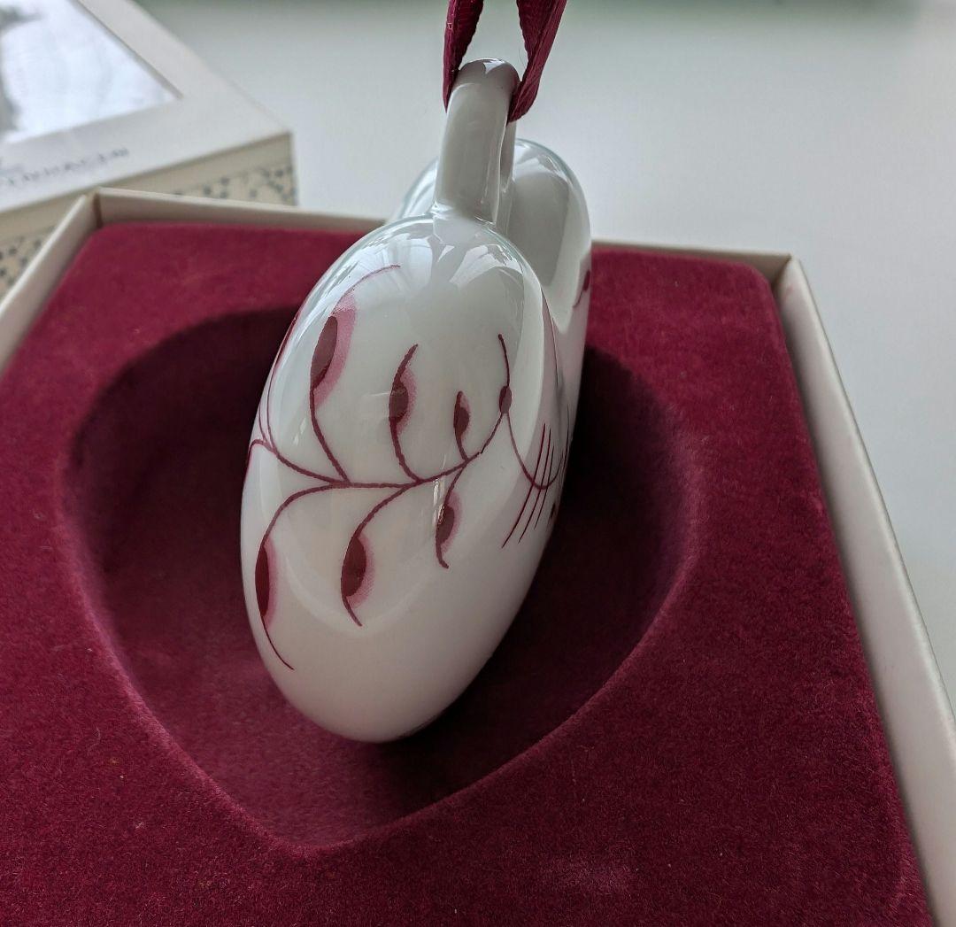 ロイヤルコペンハーゲン オーナメント アニュアルハート パープルローズ