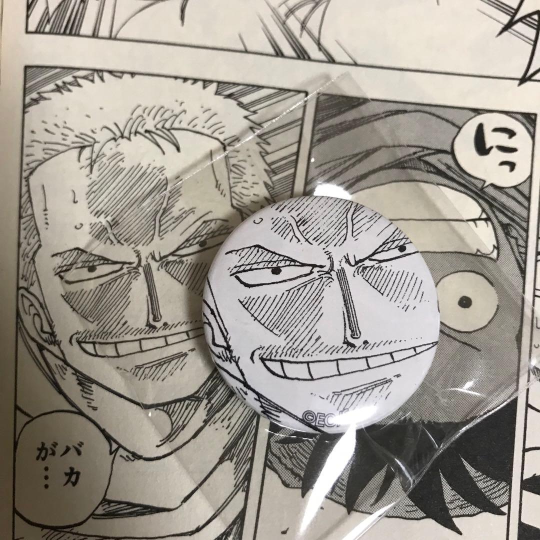 ワンピース ALL FACES 缶バッジ ゾロ アラバスタ