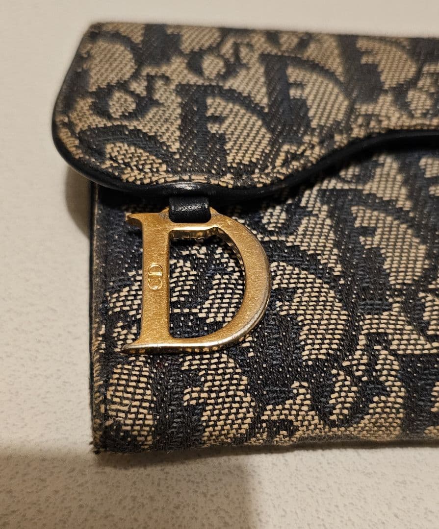 Dior　ディオール　トロッター柄　3つ折り 財布