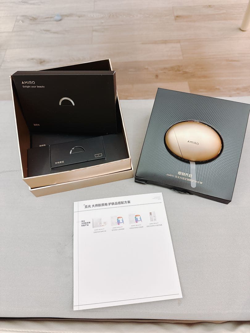 AMIRO スタンプ式RF美顔器 EMS肌引き締め リフトケア 自宅エステ 美品