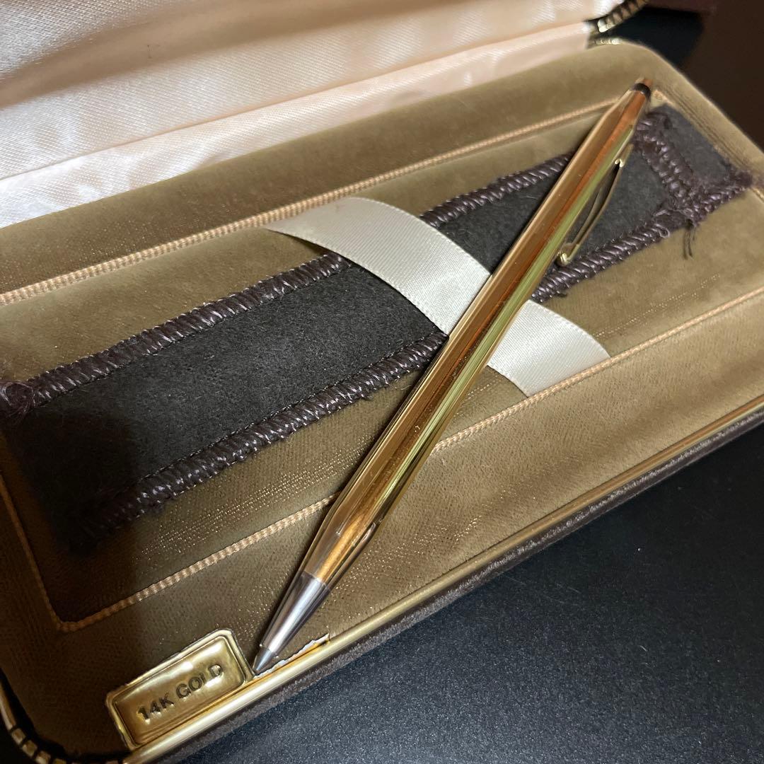 CROSS ボールペン　14金無垢