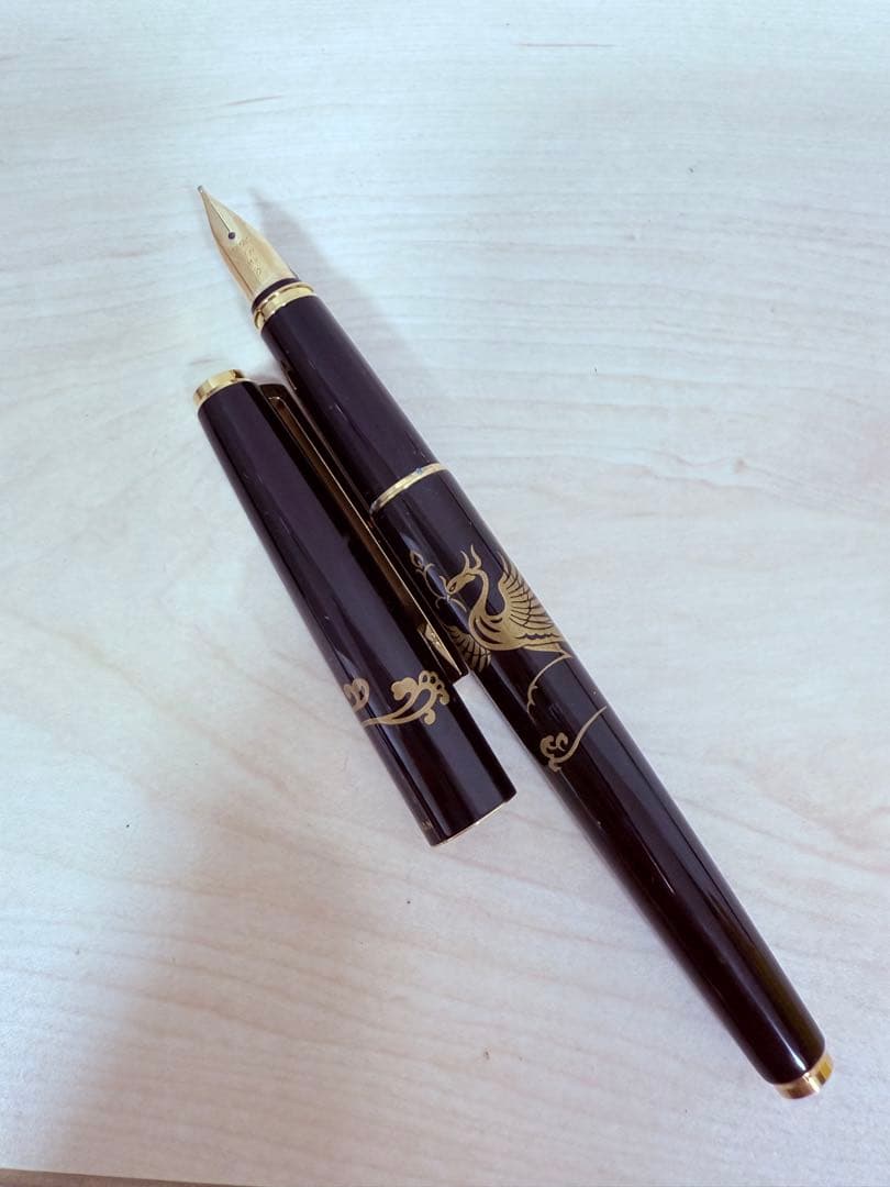 PILOT パイロット 平蒔絵 鳳凰 14K 585 万年筆