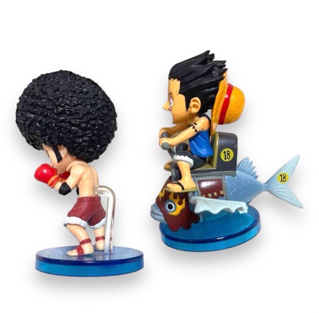 ワンピース　ルフィ　ミニフィギュア　ワールドコレクタブルフィギュア　7個セット