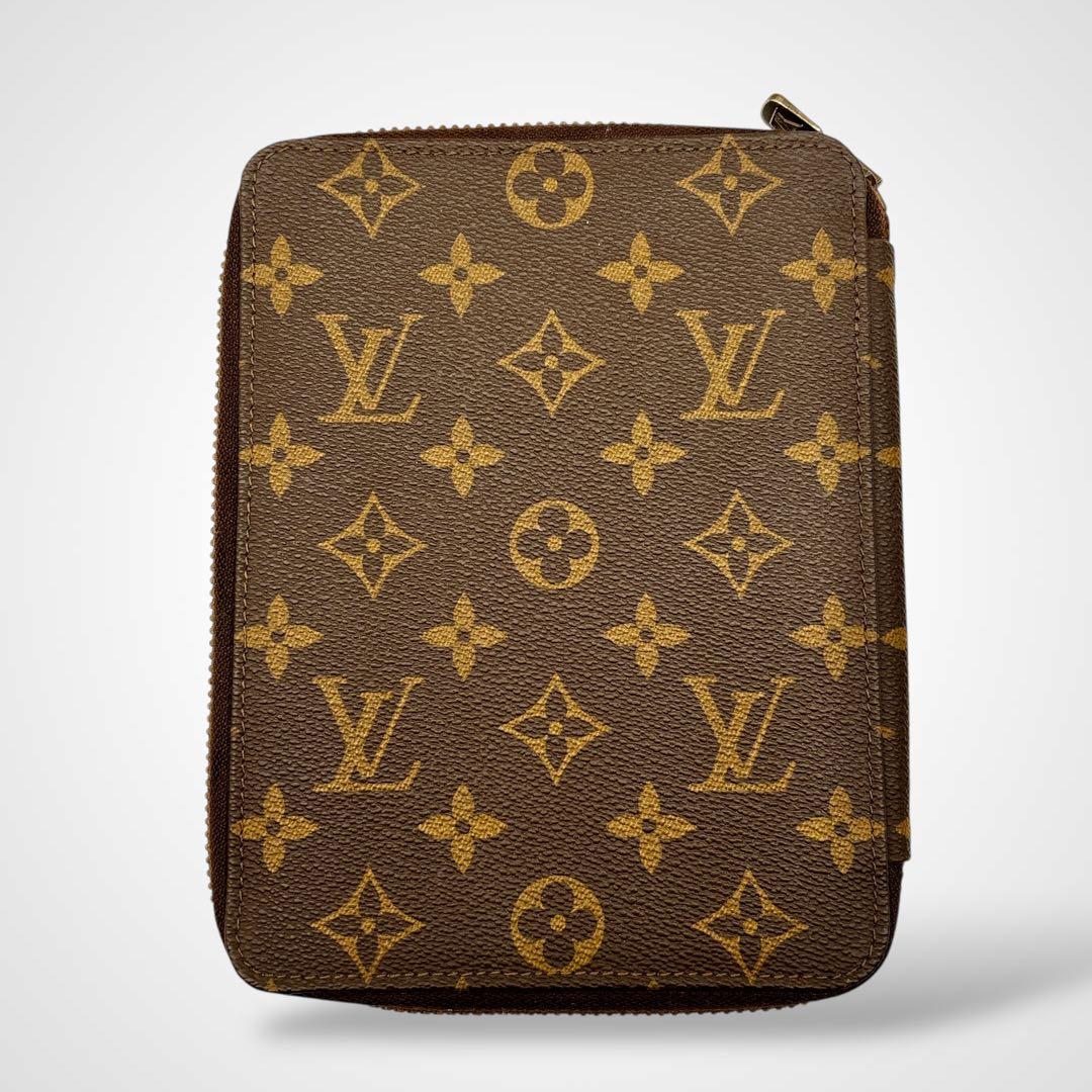 ルイヴィトン モノグラム パスポートケース ラウンドジップ ヴィンテージ 廃盤