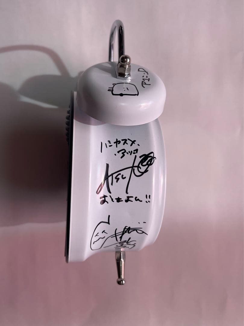 BiSH サイン&肉声入り目覚まし時計