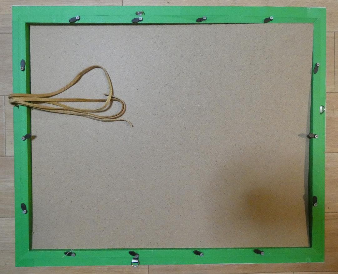 油絵　　片岡球子　 F6 【　梅花　】手描き　額付き