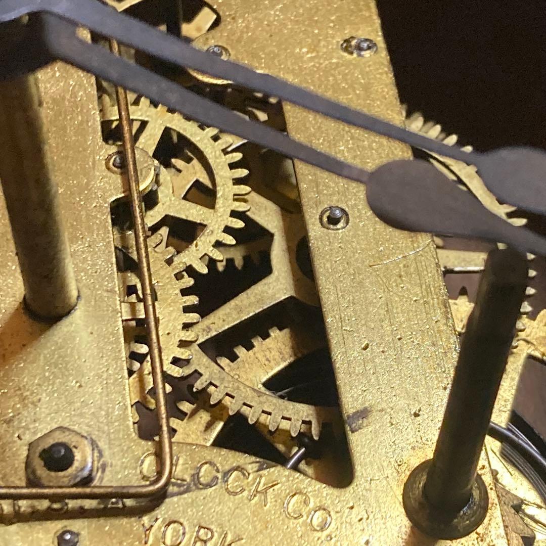 アンソニア　壁掛け　ボンボン時計　明治　振り子