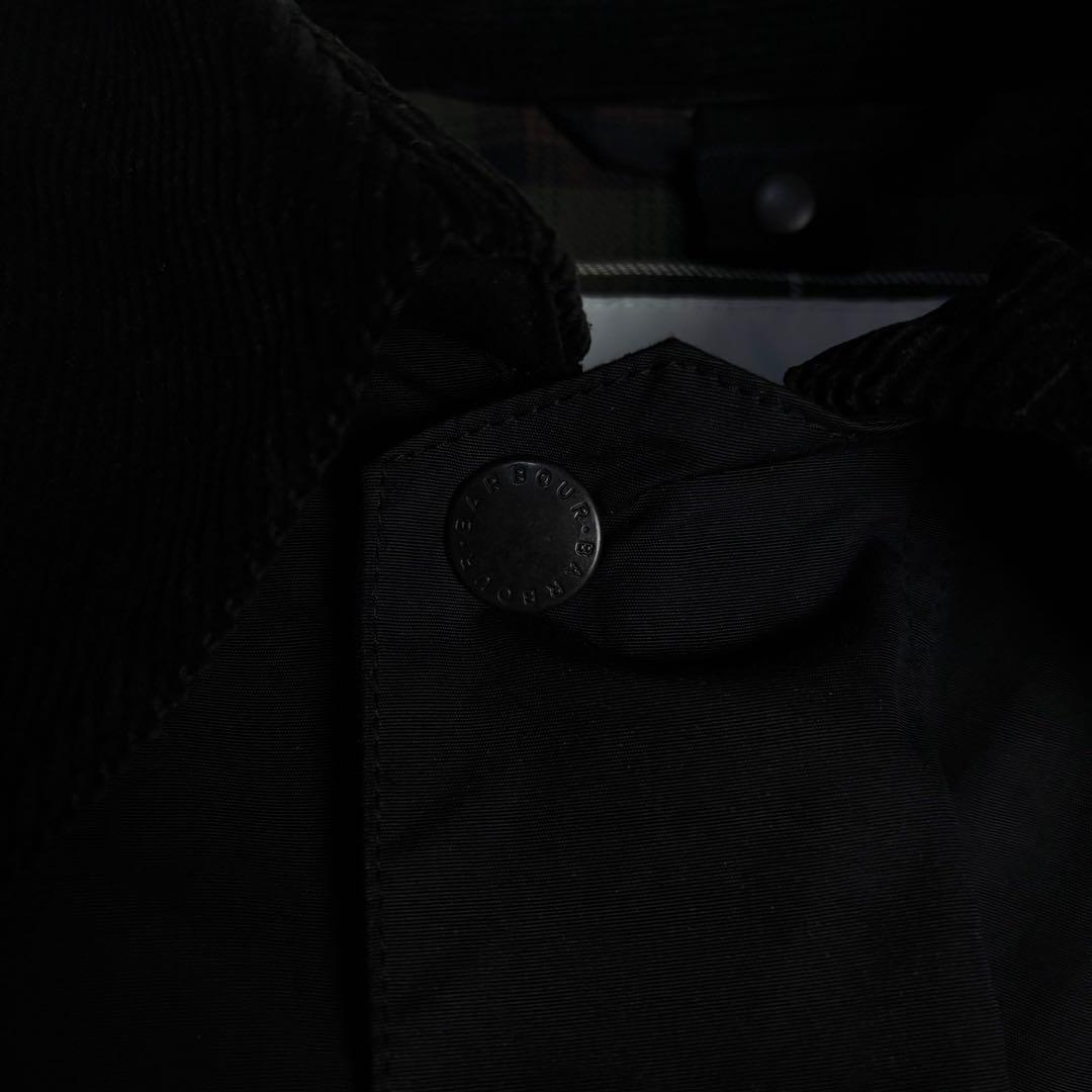 【美品】バブアー☆襟切替ジャケット 裏地チェック ユナイテッドアローズ別注