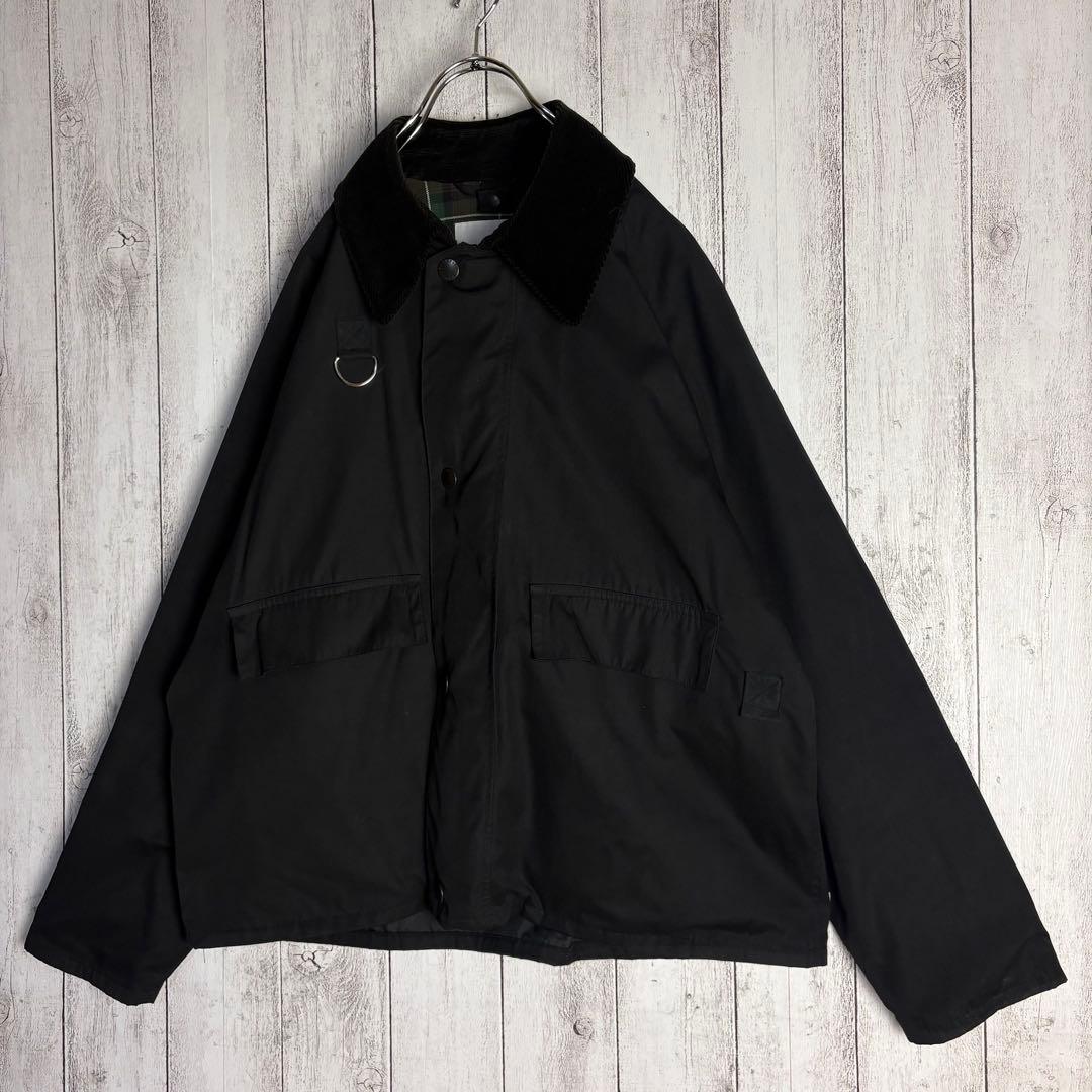 【美品】バブアー☆襟切替ジャケット 裏地チェック ユナイテッドアローズ別注