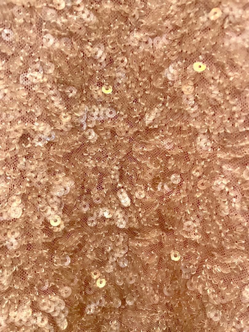 GANNI スパンコールタンクトップ ピンク