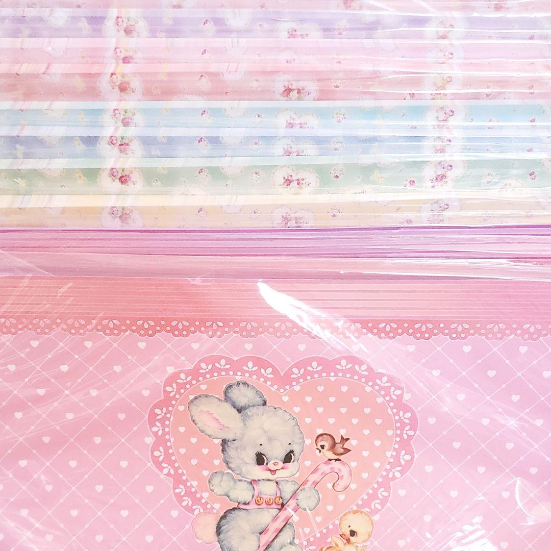 レトロアニマル ラッピングペーパー 平袋ペーパー まとめ売り