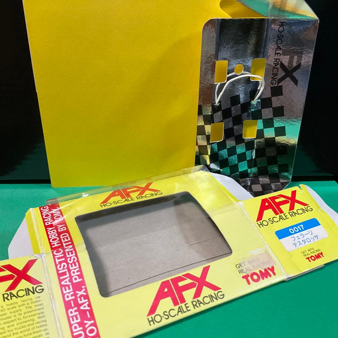 AFX HO トミー TOMY テスタロッサ フェラーリ スロットカー 箱あり