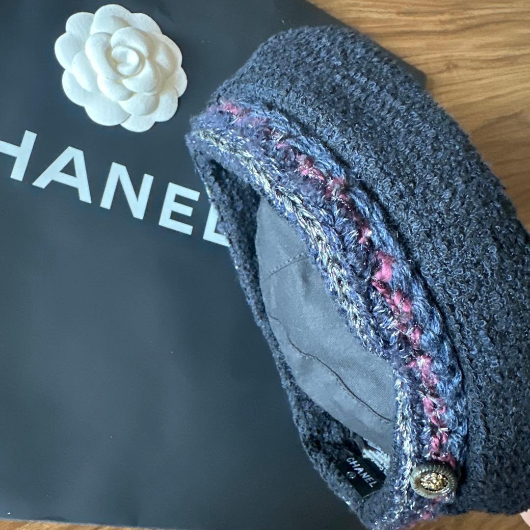 CHANEL ニット帽 サイズ57 シャネル