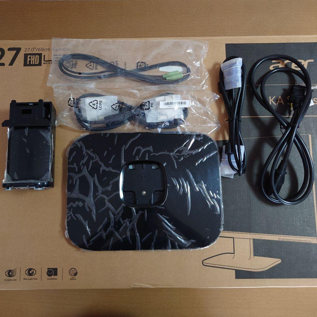 Acer モニター AlphaLine 27インチ KA270HAbmidx