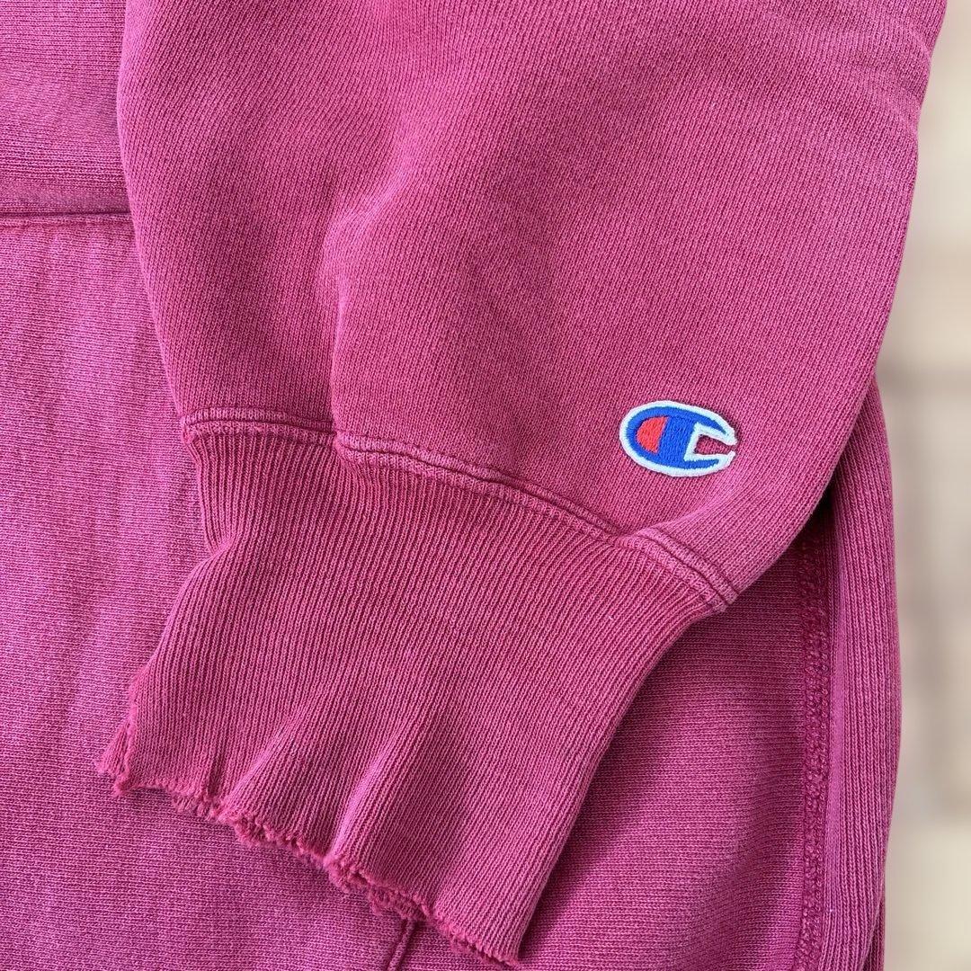 ビンテージ　USA製　チャンピオン　目付きRWパーカーXXL ルビーレッド