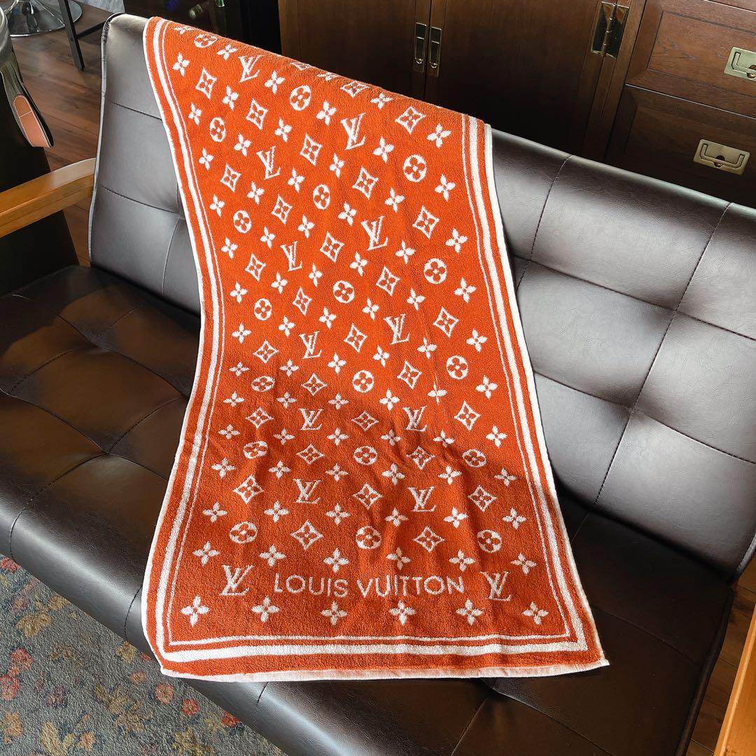 ルイヴィトン セルヴィエットセットLVマッチモノグラム ブラウン バスタオル