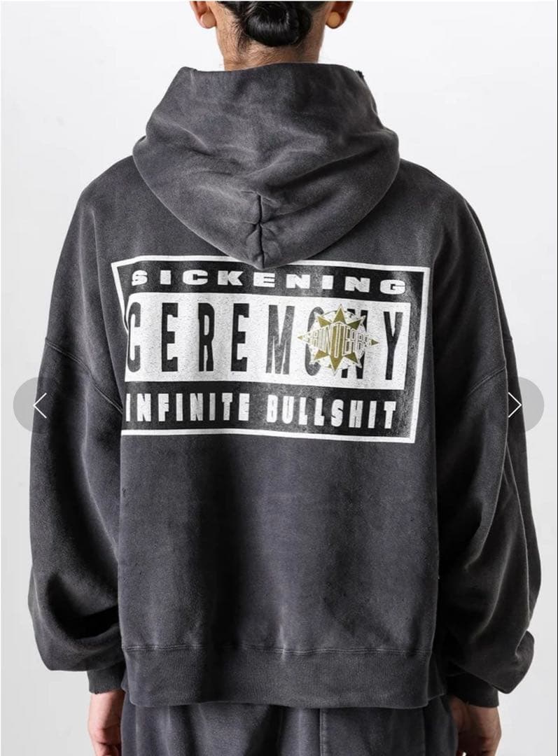 セントマイケル　デニムティアーズ　パーカー　L