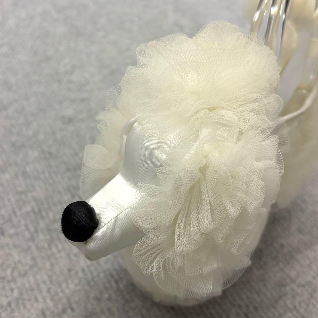 ラドロー　LUDLOW　プードルバッグ　POODLE BAG　ホワイト
