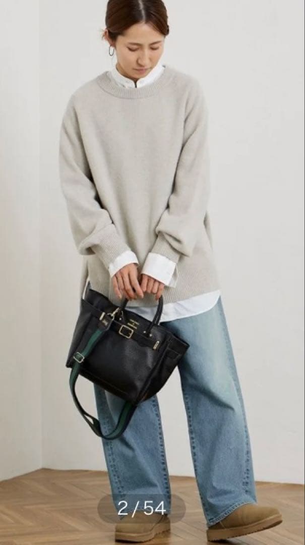 レザー ショルダーバッグ 黒 ベルト付き