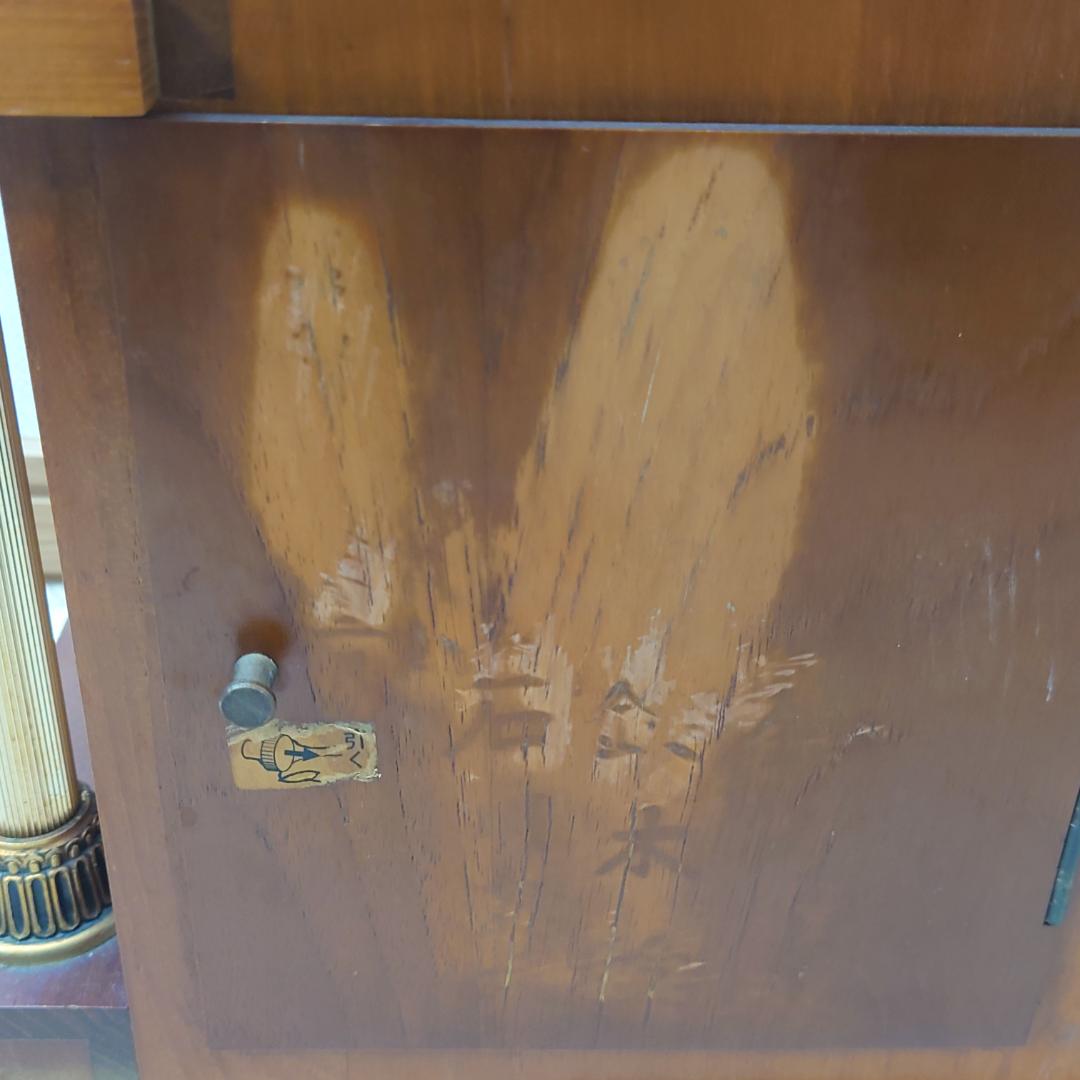 【難あり】 シチズン 水晶時計 リズムクォーツ 大型 置時計 44×35cm