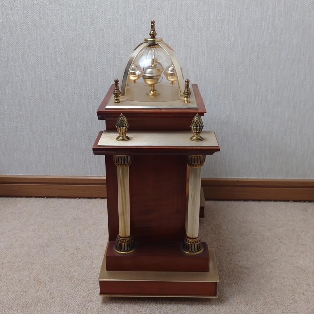 【難あり】 シチズン 水晶時計 リズムクォーツ 大型 置時計 44×35cm