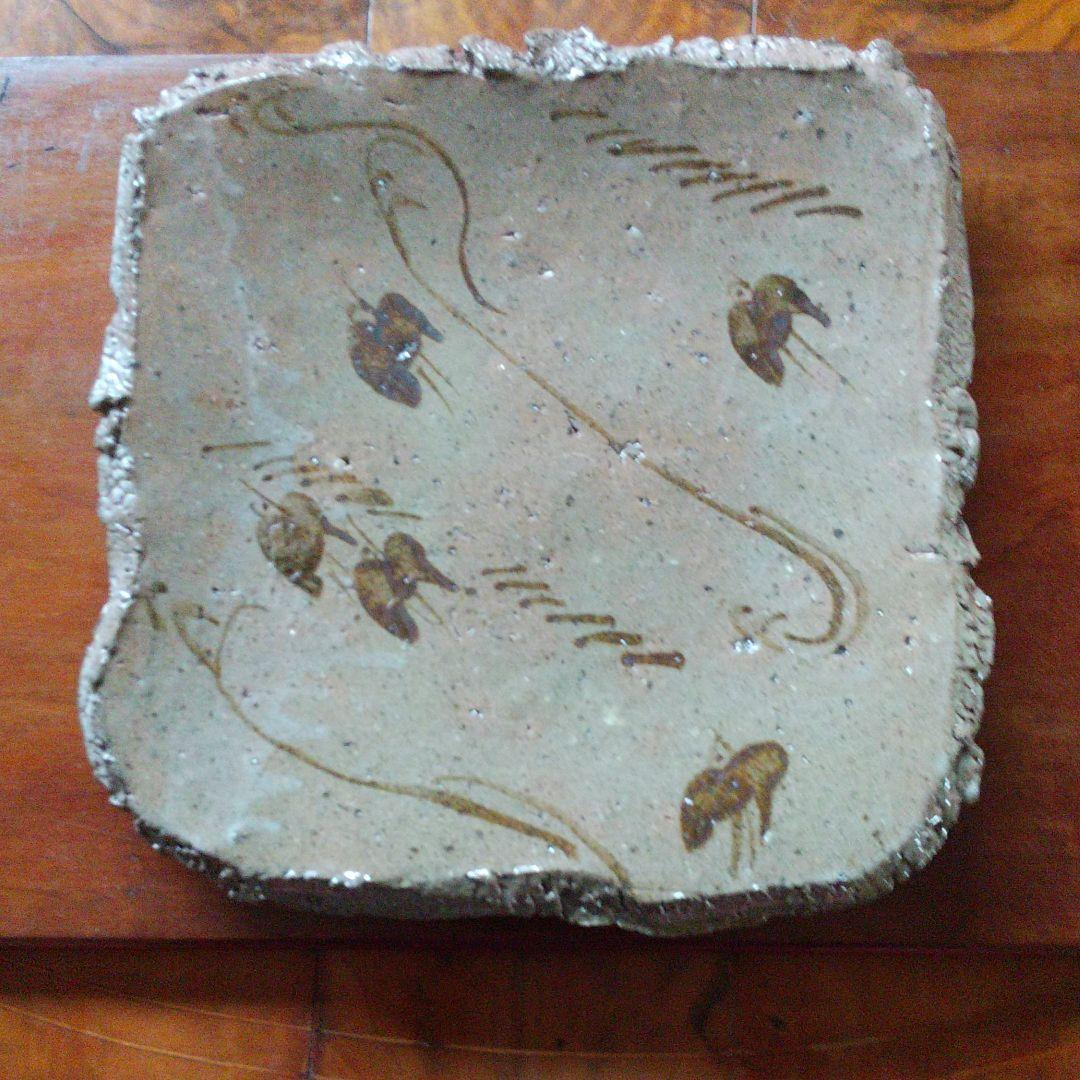 中川自然坊　絵唐津　皿