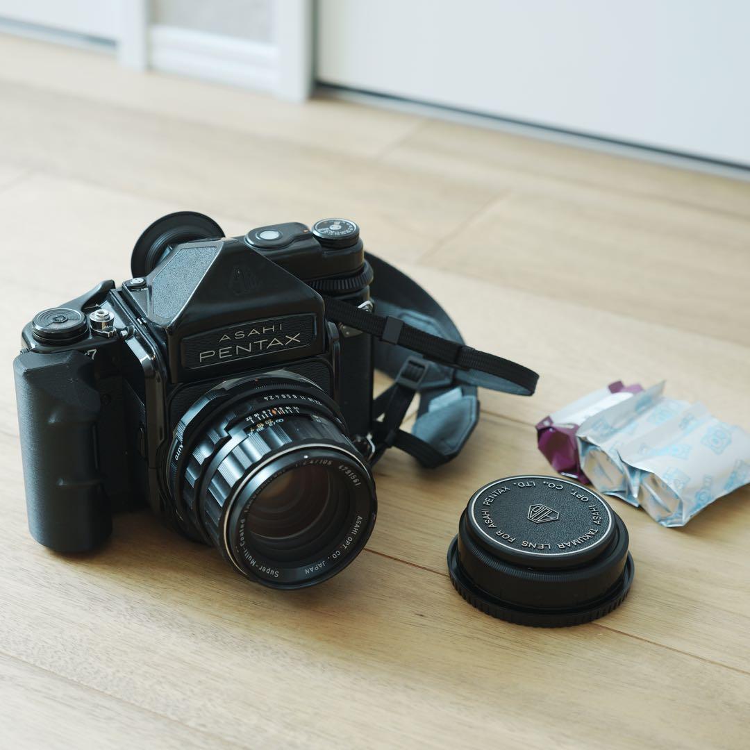 フィルムカメラ PENTAX67 Takumar 105mm f2.4