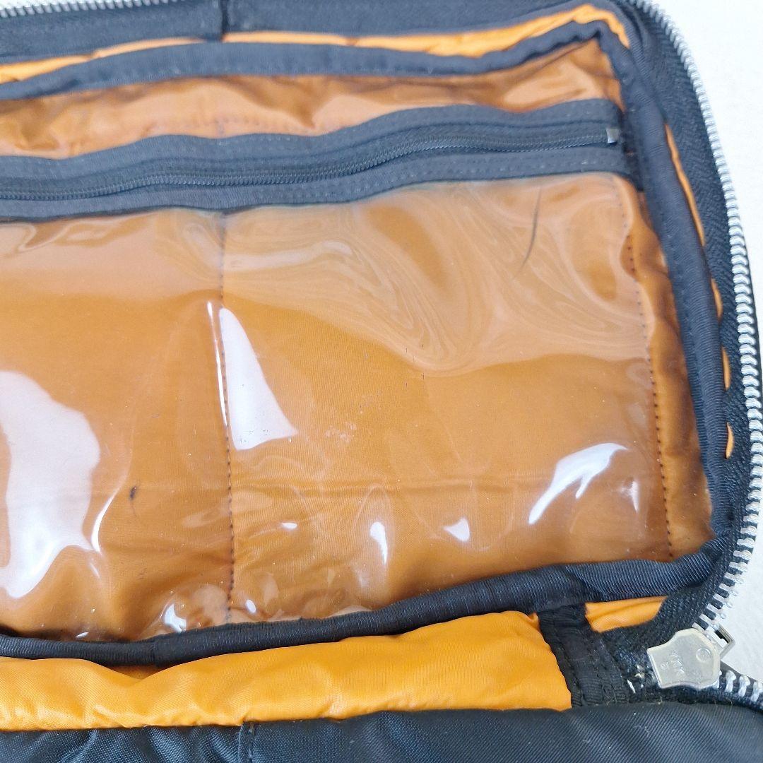 PORTER 2層式　タンカー ショルダーバッグ 男女兼用　ブラック　Sサイズ