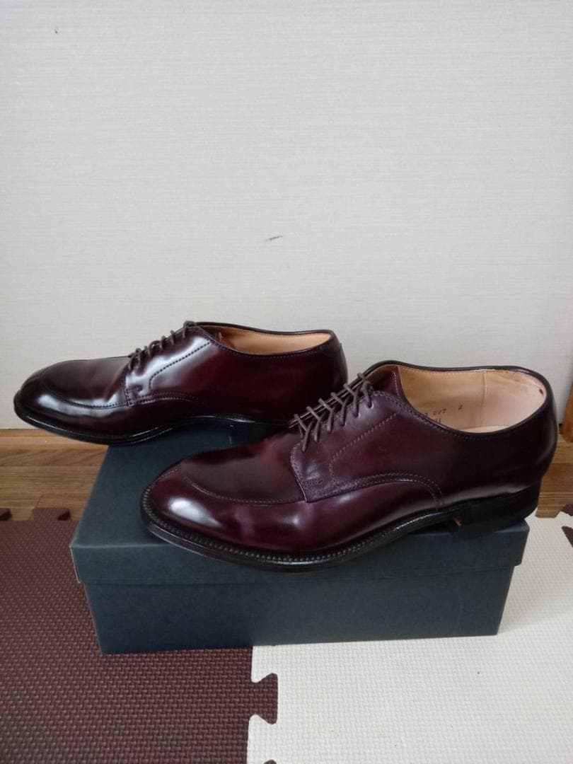 ALDEN　オールデン　54321　Vチップ 　バーガンディコードバン　US8