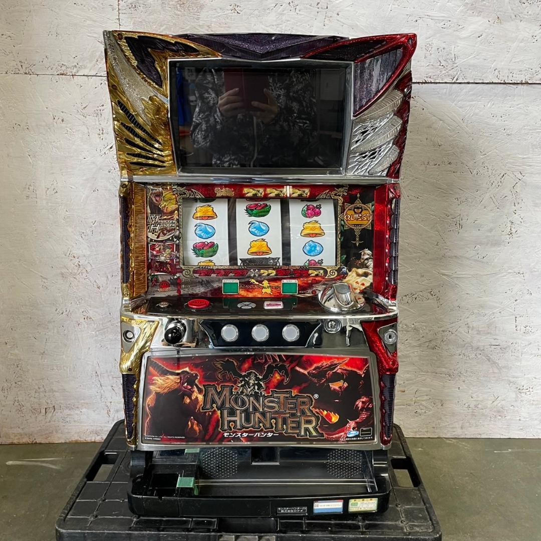【パチスロ実機】 モンスターハンター モンハン パチスロ 通電確認済 N0510