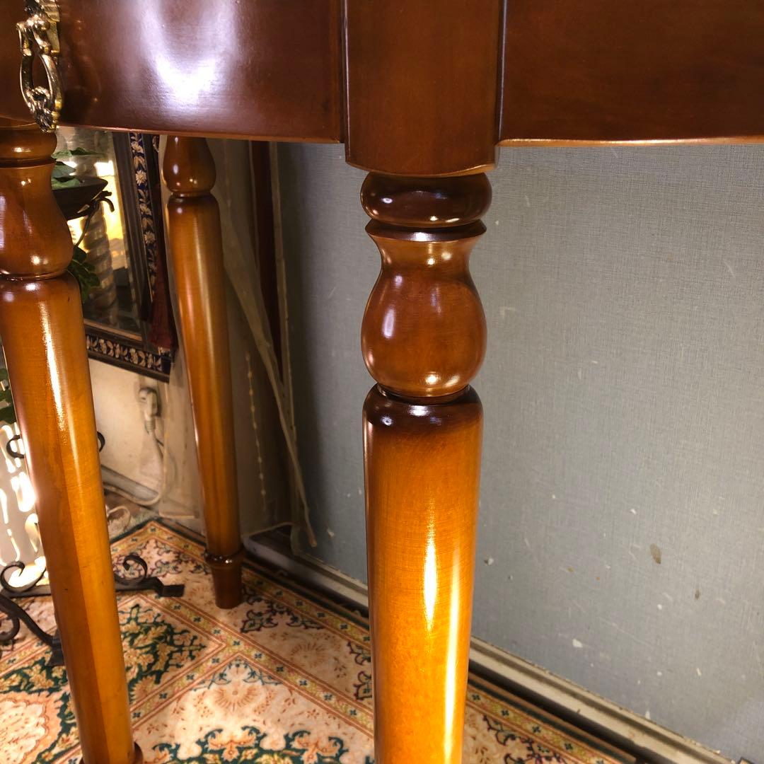 MMsale ヴィンテージ ハーフラウンドアクセントコンソールキャビネット