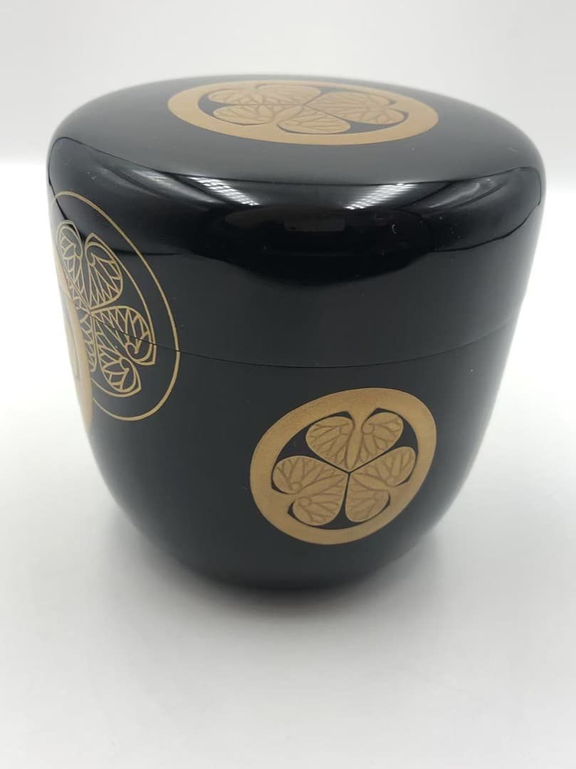 徳川家紋　葵紋　棗　共箱　茶道具