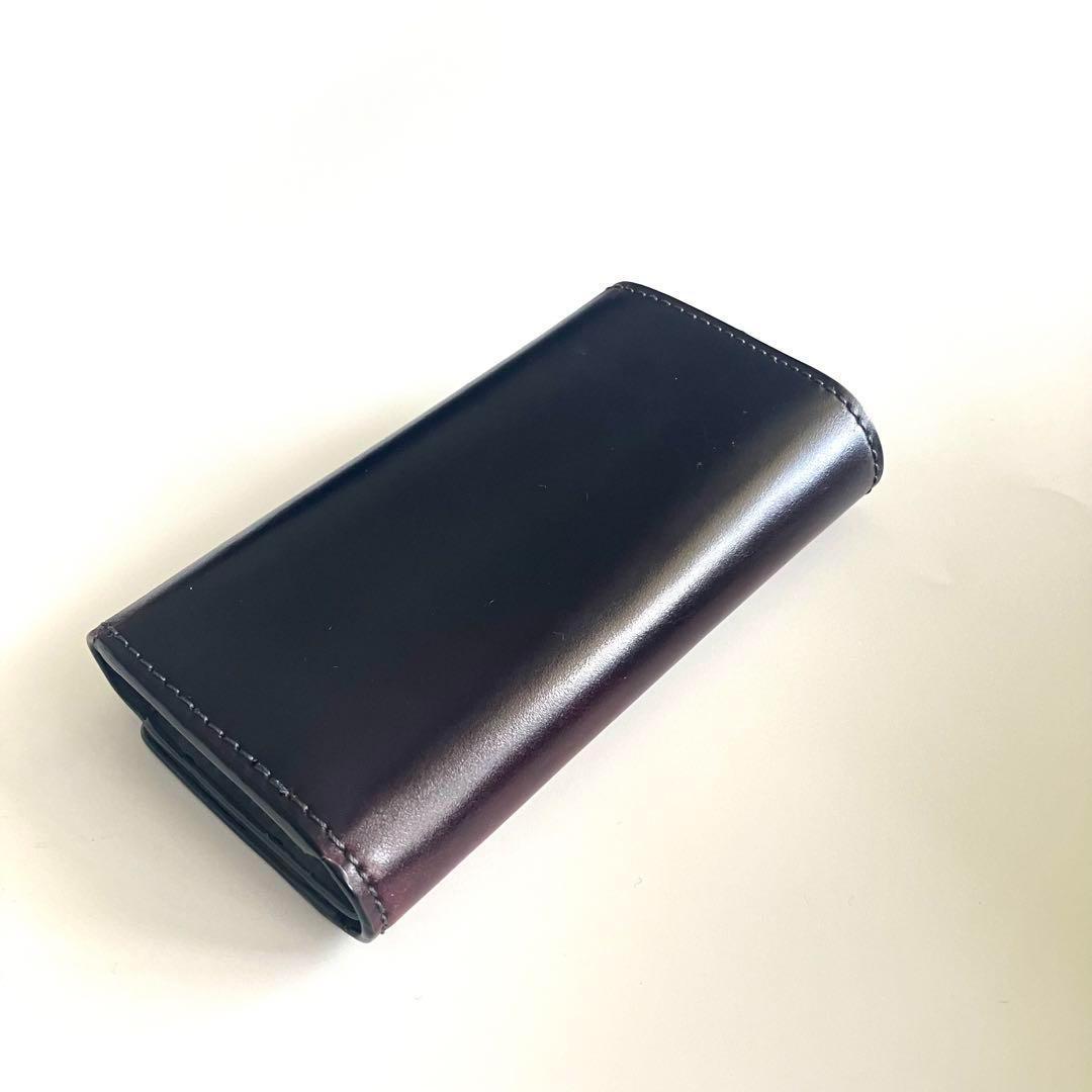 ポールスミス コードバン レザー キーケース 馬革 4連 キーホルダー メンズ