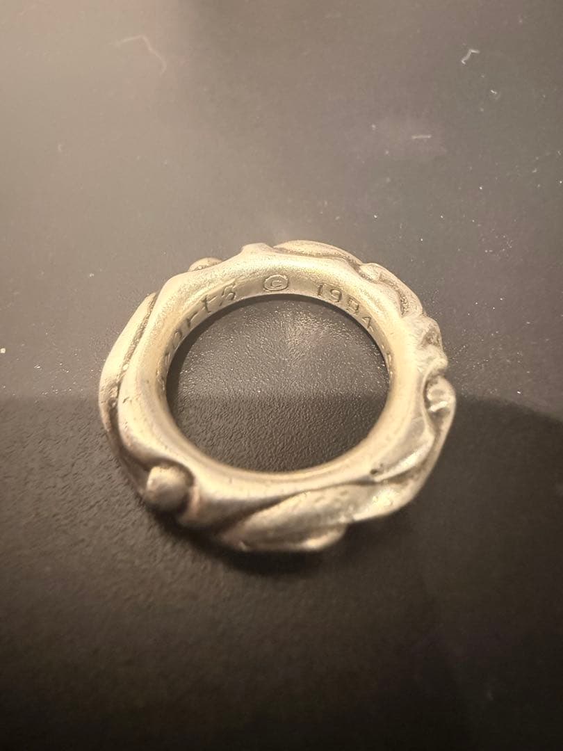 Chrome Hearts クロムハーツ スクロールバンドリング 指輪